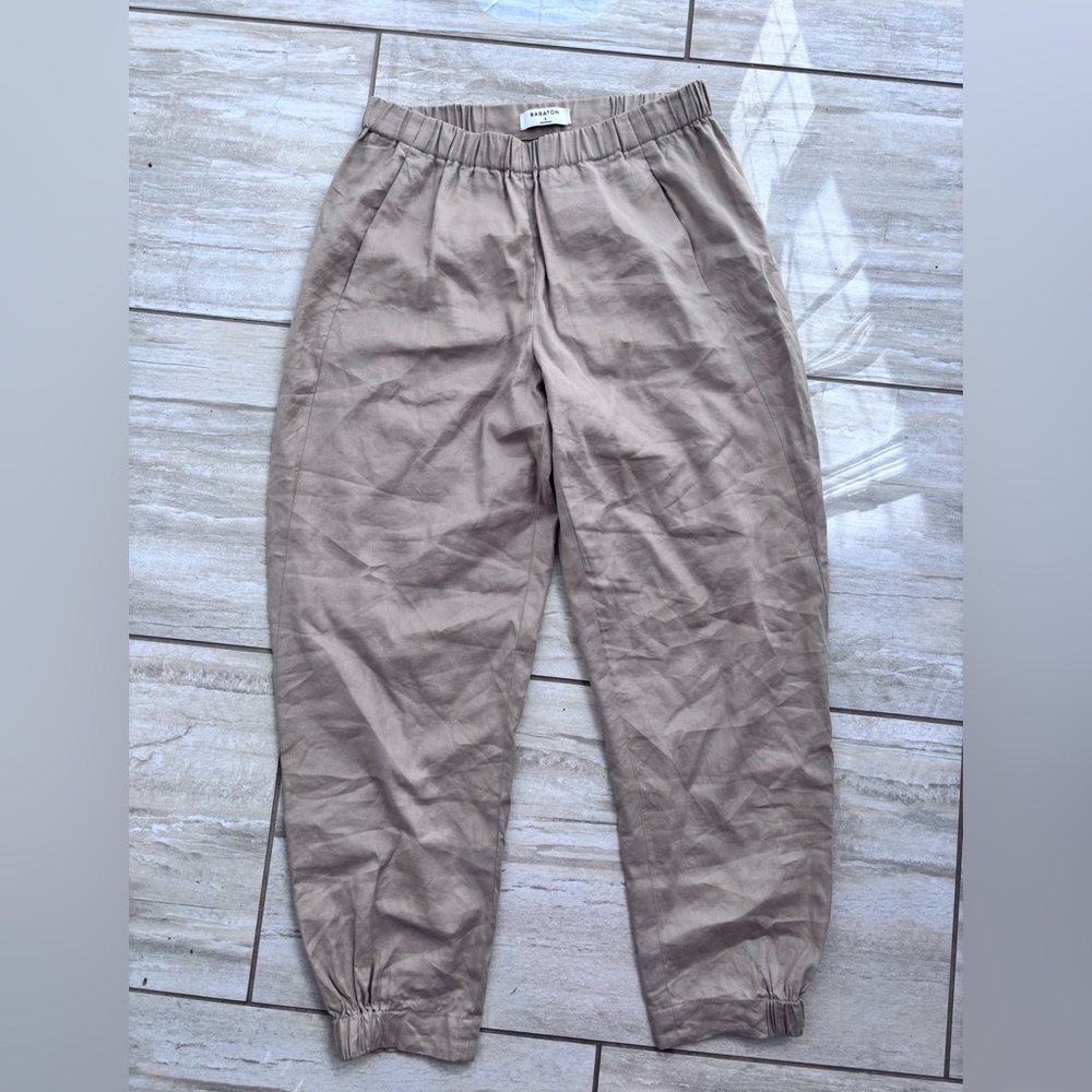 Babaton Linen Jogger Pants